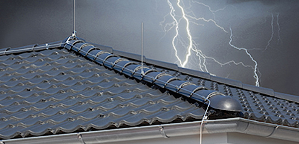 Äußerer Blitzschutz bei Blessing Elektro in Blaustein-Wippingen